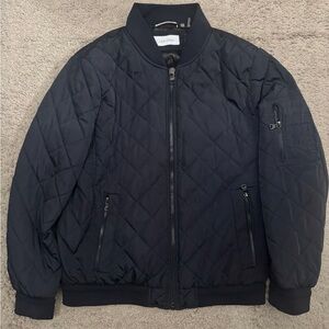 Calvin Klein Men's Navy Quilted Puffer Jacket